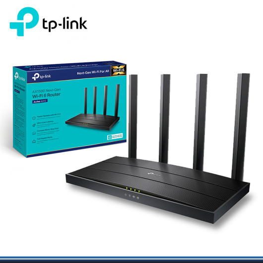 ROUTER AX1500 DUAL-BAND WI-FI 6 ARCHER AX12 TP-LINK